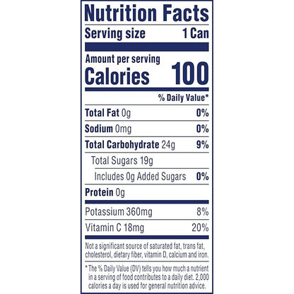 Ocean Spray 100% Orange Juice, 7.2 oz Cans (Pack of 24)