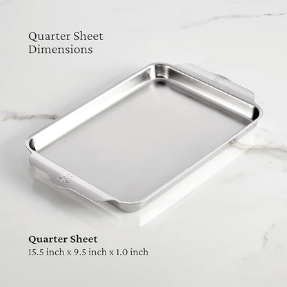 Hestan Provisions OvenBond – 3-Piece Tri-ply Baking Sheet Set – Professional Stainless Steel Bakeware