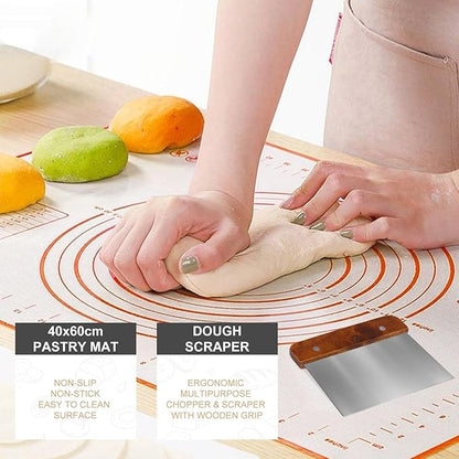 Banneton Bread Proofing Basket,Sourdough Proofing Basket Set of 2, 10 inch Round and 9.6 Oval with Bread Making Tools, Sourdough Bread Baking Supplies, Natural Rattan Proofing Bowls Baskets