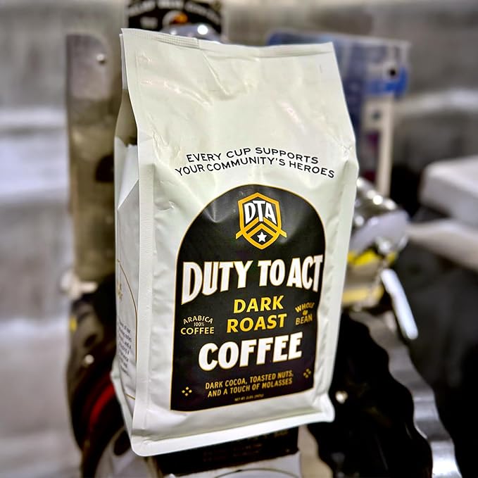 Duty to Act Medium Roast Whole Bean Coffee, 2 lbs (Pack of 2)
