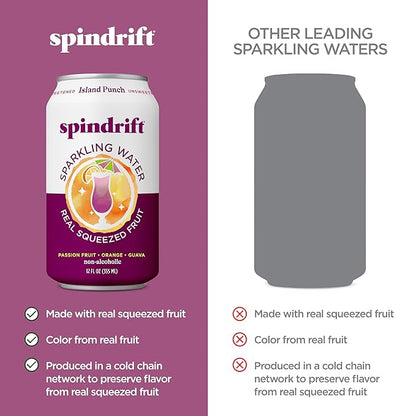 Spindrift Island Punch Can 12 Ounce (Pack of 24)