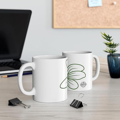 11 OZ Novelty Coffee Mugs - Christmas Gift (Floral Theme)