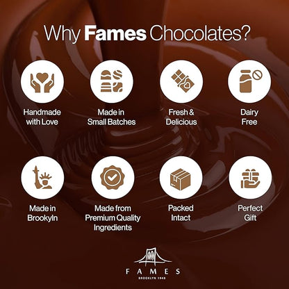 Kosher Dark Chocolate Truffles Gift Box – A Delicious Dairy Free Hanukkah Chocolate Candy for Gifting – Box of Chocolates Chanukah Gift for Women, Men, or Families