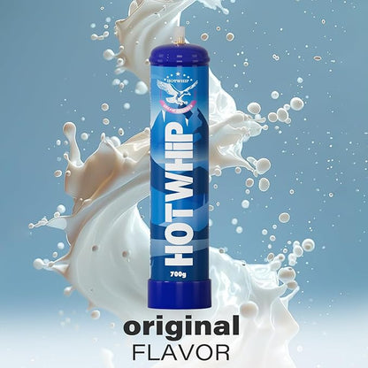 Whipped Cream Charger 6x700g 1.1L Tanks Original Flavor Cream Charger 99.99% Purity Food Grade Whip Cream Tank(6 Cylinders)