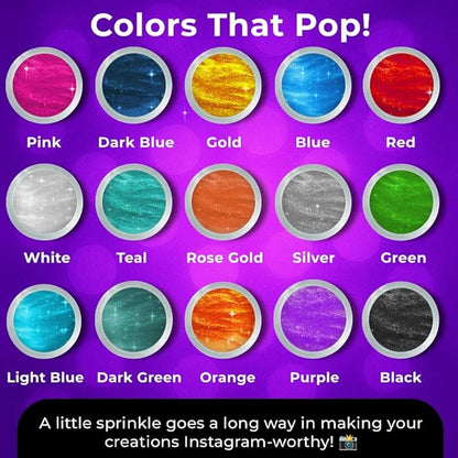 Bulk (20g) Purple Luster Dust Edible Glitter for Cocktails | Premium Edible Purple Luster Dust for Cake Decorations - Edible Glitter for Drinks Cupcakes Cookies Cakes Food Paint