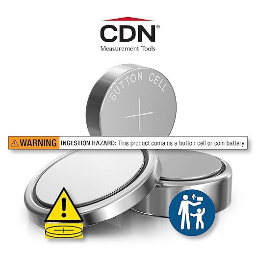 CDN Digital Thermometer | NSF Certified | ProAccurate® | 5" Stem with Protective Sheath | For Meat, Poultry, Candy | Easy One-Button Operation | DT392