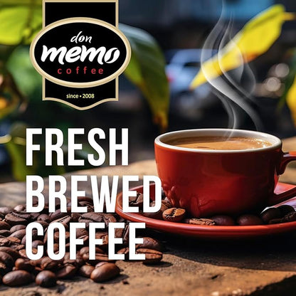 Don Memo Honduras Single-Origin Dark Roast Coffee Beans – Low Acid, Shade-Grown Arabica (Whole Bean, 12 oz) – Sustainably Farmed