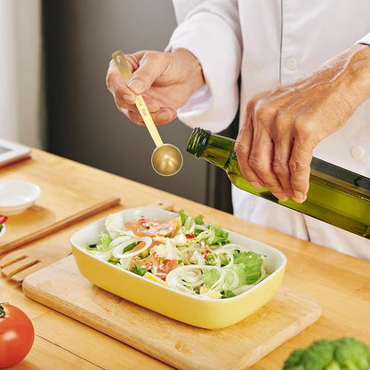 HARFINGTON Coffee Scoop Spoon 2tbsp (6tsp, 30ml) 304 Stainless Steel Long Handle Teaspoon/Tablespoon Measuring Spoons Scoops for Tea Sugar Kitchen, Silver