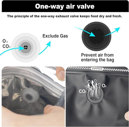Coffee Bags with Valve(60pcs,8 oz,1/2 lb) Vented Coffee Beans Packaging Bags High Barrier Aluminumed Foil Flat Bottom Heat Sealed Side Zipper Resealable Storage Bag for Home or Business（White+Orange）