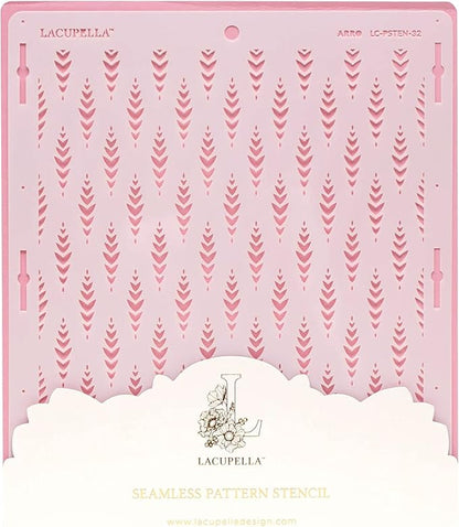Cake Decorating Stencil for Tall Buttercream Cake, Royal Icing, Ganache, Paint, Airbrush (ARRO)