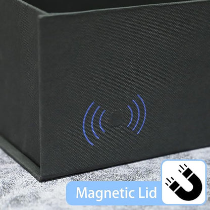 LIFELUM Gift Box 13.5''x10''x4'' Large Black Gifts Boxes with Magnetic Lids Luxury Gift Box for Groomsman Proposal Gifts Contains Card, Ribbon, Filler for Wedding, Christmas,Birthday Gift Packging