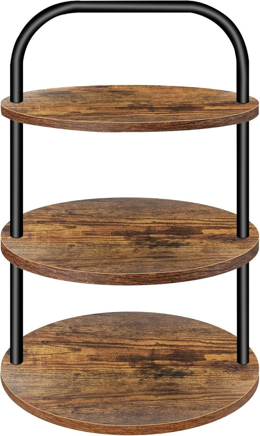 Cupcake Stand for 50 Cupcakes, 3 Tier Wooden Cupcake Stand Large Cupcake Stand Dessert Table Display Set Cupcake Tower Serving Trays for Party Supplies Vendor Display Farmhouse Decor