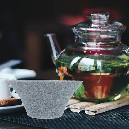 Ceramic Coffee Filters Paperless Reusable Infuser Tea Filter Japanese Ceramic Coffee Dripper Retro Coffee Maker