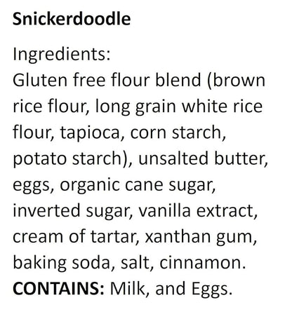 WOW Baking Company Gluten-Free Cookies, Snickerdoodle, 8 Ounce (Pack of 6)