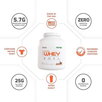Naturally Flavored Rival Whey - Pure Chocolate - 5lb
