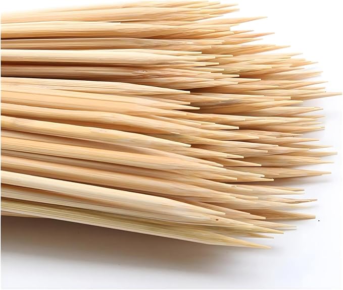 36 inch Natural Bamboo Skewers Sticks for Marshmallows，S'Mores，BBQ，Kabob，Grilling，Barbecue，Roasting，Camping.More Size Choices 6"/8"/10"/12"/36"(100 PCS)
