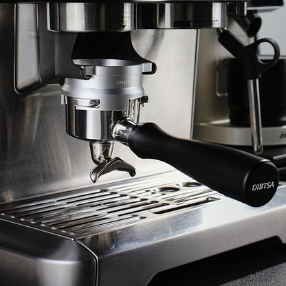 Espresso Dosing Funnel Compatible with Breville/Sage 54mm Portafilter, Aluminum Alloy, Silver