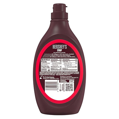 HERSHEY'S Chocolate Syrup Bottle, 24 oz