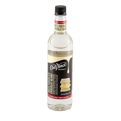 DaVinci Gourmet Classic White Chocolate Syrup, 25.4 Fluid Ounces (Pack of 4)