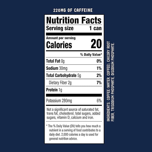 La Colombe Coffee, Cold Brew Black, Unsweetened, 11 fl oz Cans (Pack of 12), Coffeehouse Quality, Natural Sweetness, Specialty Grade Coffee Beans, Ready-to-Drink On-the-Go
