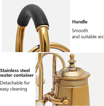 Retro Coffee Brewer,Belgium Luxury Royal Family Balance Syphon Coffee Maker,Vintage Coffee Maker with Filter