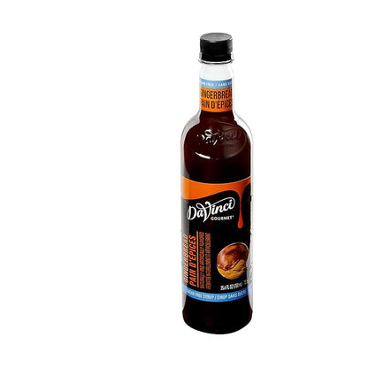 DaVinci Gourmet Sugar-Free Gingerbread Syrup, 25.4 Fluid Ounces (Pack of 4)