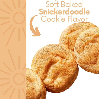 Sarasota Coffee Ground Packets | Gourmet Flavored Medium Roast Grounds Packs | Snickerdoodle Sugar Cookie | Low Acid Mold Free Bulk Individual Pouches for 12 Cup Coffee Maker | 2 oz Bags, 12 Count