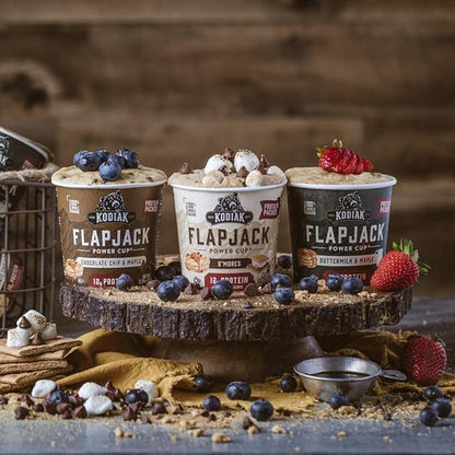 Kodiak Cakes Protein Pancake On The Go Flapjack Cups Mix; Buttermilk, Chocolate Chip, & S’mores Variety Pack
