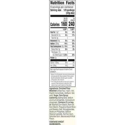 Betty Crocker Delights Super Moist French Vanilla Cake Mix, Holiday Baking, 13.25 oz