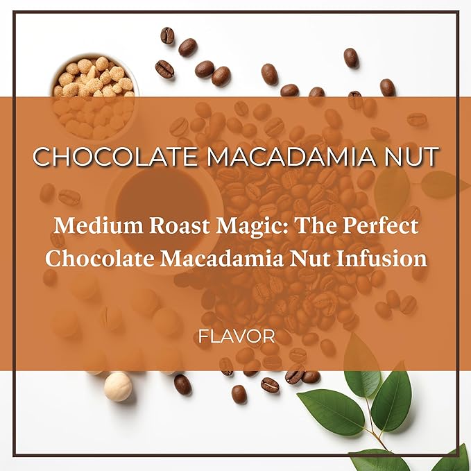 San Diego Coffee Chocolate Macadamia Nut, Medium Roast, Whole Bean Coffee, 5-Pound Bag Café en grano tostado