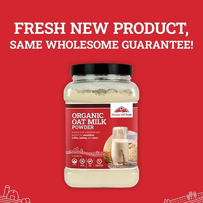 Hoosier Hill Farm Organic Oat Milk Powder, 2LB (Pack of 1)