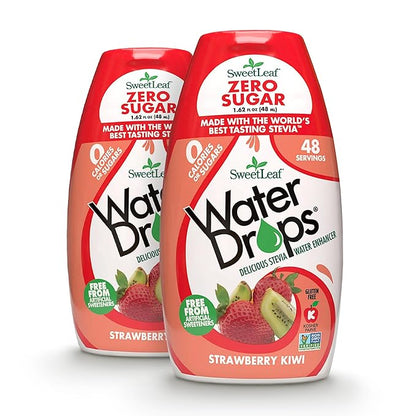 Sweetleaf Water Drops 1.62 fl.oz. Strawberry Kiwi (2 pack)
