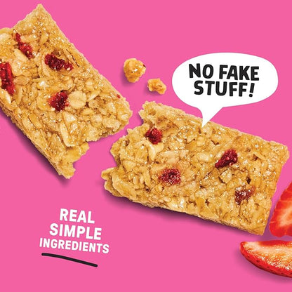 JUNKLESS Chewy Granola Bar 4‑Flavor Variety Pack (24 Bars)–Non‑GMO, Gluten‑Free, Less Sugar Snack Bars— Chocolate Chip, Double Chocolate, Peanut Butter Chocolate Chip & Real Strawberry, 4 Boxes