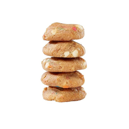 Rule Breaker Vegan & Gluten-Free Cookies | Birthday Cake Bites | Plant-Based, Dairy, Nut, Soy, Allergen Free, Kosher | Soft-Baked School Snacks for Kids and Adults (Pack of 12)