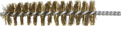 FryOilSaver Co. 27" Straight Deep Fryer Drain Cleaning Brush & Cooling System Cleaner Brush, Up to 750F High Heat Resistant Brass Bristle for Pipes & Sink Cleaning for Busy Kitchen & Restaurant - B52C