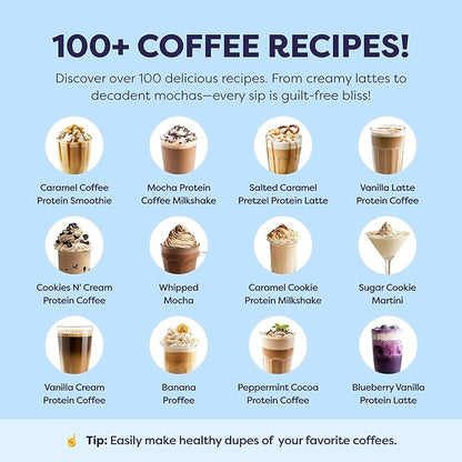 French Vanilla Protein Iced Coffee - Premium Whey Protein & Instant Iced Coffees - Natural Cold Brew Coffee - Zero Artificial Flavors & Sweeteners, 80 mg Caffeine, 0g of Sugar, 20 Servings