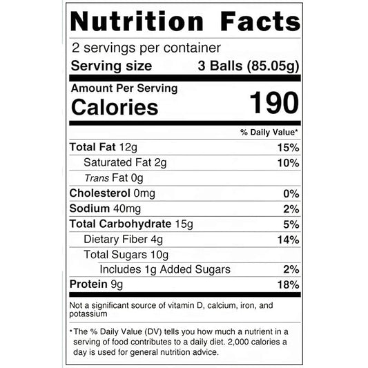 Wholly Balls Protein Bites – Healthy Plant-Based Snack | High Protein, Low Sugar, Gluten-Free Energy Balls (Pack of 3, Rocky Roadie)