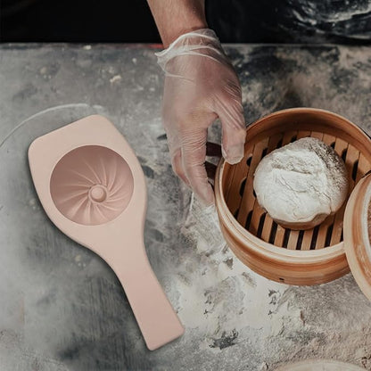 2Pcs DIY Steamed Bun Mold,Chinese Cake Cookie Stamp Baozii Maker for Home Kitchen Baking Cooking