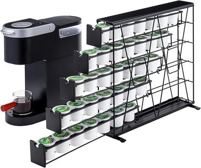 ZCDCP for K Cup Coffee Pod Holder, K Cup Holder Drawer Wall Mounted Coffee Pod Organiser (Holds 35 Coffee Pods)