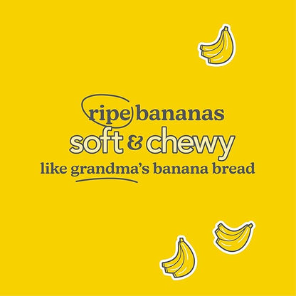 Love + Chew Superfood Soft Baked Cookies, Banana Bread Flavor, Plant Based Cookie Made With Almonds, Chia Seeds, & Bananas for Kids and Adults, Vegan Snacks, Gluten Free, Paleo, Non GMO, 60 Pack