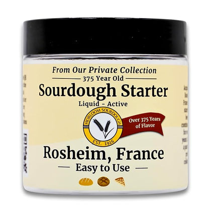 375 Year Old French Sourdough Starter | Heirloom Sourdough's Private Collection | Easy to follow instructions | Includes detailed instructions and recipe |