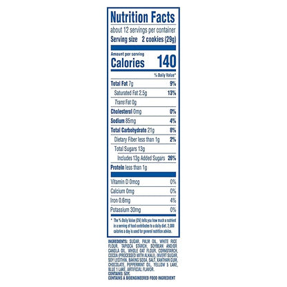 OREO Gluten Free Mint Creme Chocolate Sandwich Cookies, Gluten Free Cookies, 12 - 12.47 oz Packs