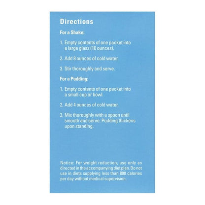 Nutmeg State Nutrition - Pudding or Shake, Low Calories, 15g Protein, Low Fat, 7 Servings Per Box (Creamy Cookie)