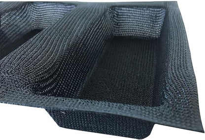 Mesh Silicone Bread Forms Square Shape Bread Molds Non Stick Bakery Tray Silicone Coated Fiber Glass Loaf Crusty Bread Bakeware For Small Toaster Oven