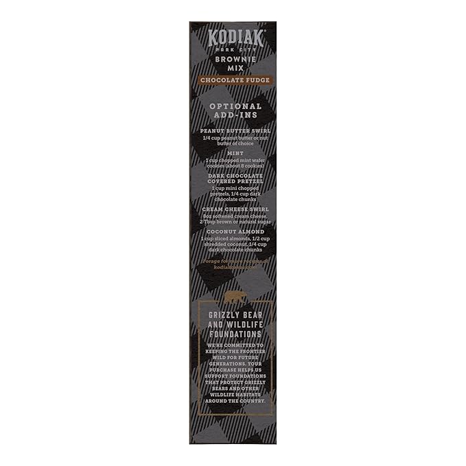 Kodiak Cakes Chocolate Fudge Brownie Mix, 14.8 Ounce Boxes (Pack of 6)
