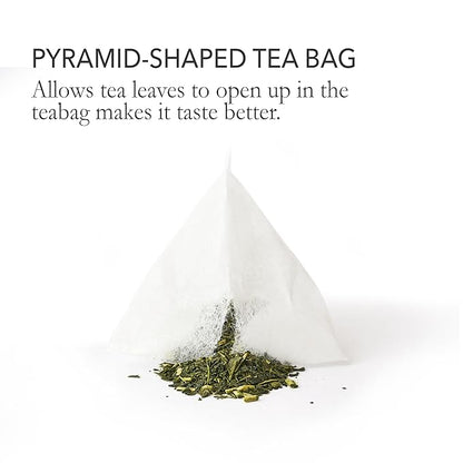 Japanese Green Tea Co. Aracha Loose Leaf Japanese Green Tea (100 Pack) – Authentic All-Natural Vegan Highest Grade Green Tea Bags – Mild Taste