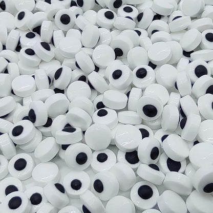 7mm Mini Candy Eyes for Decorating Edible Candy Eyes Eyeballs Halloween Sprinkles for Cake Decorations, Baking, Ice Cream, Cookies, Cupcake Topper 3OZ