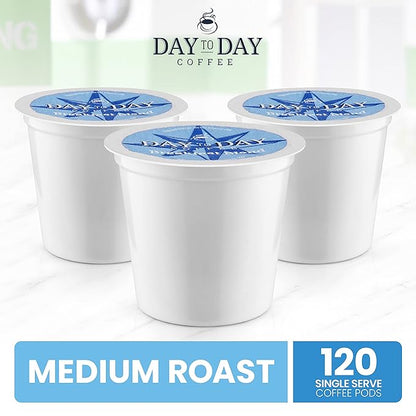 Day To Day 120-Count Breakfast Blend Medium Roast Single Serve Coffee Pods for K-Cup Keurig Brewers