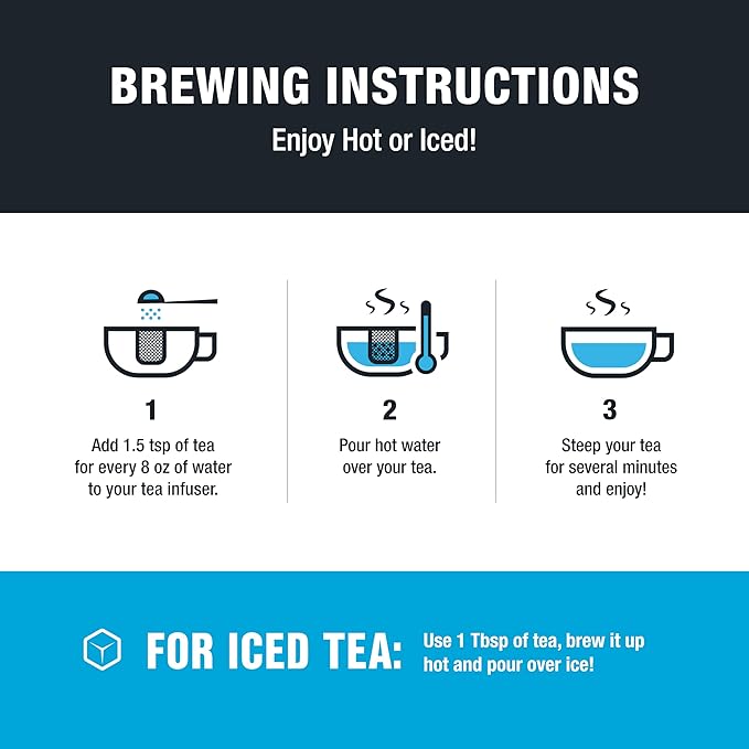 Tiesta Tea - Merry Cocoa Cherry Loose Leaf Tea, Chocolate Cherry Herbal Blend, Non-Caffeinated, Hot or Iced, Makes up to 200 Cups in Resealable Bulk Pouch, 16 Ounce
