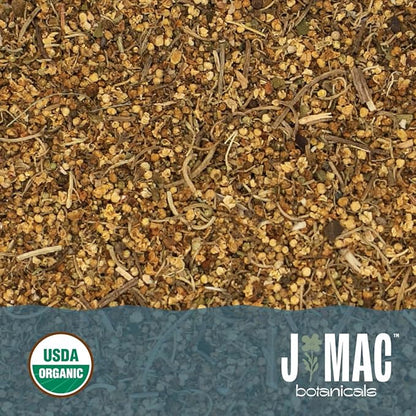 J MAC BOTANICALS Organic Elderflower, Herbal Tea - 4 Ounces